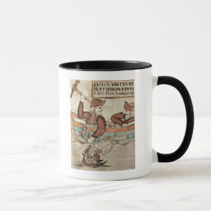 Taza Pesca del Thor para la serpiente de Midgard