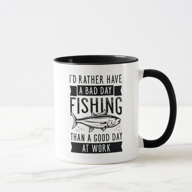 Taza Pesca en mal día (Derecha)