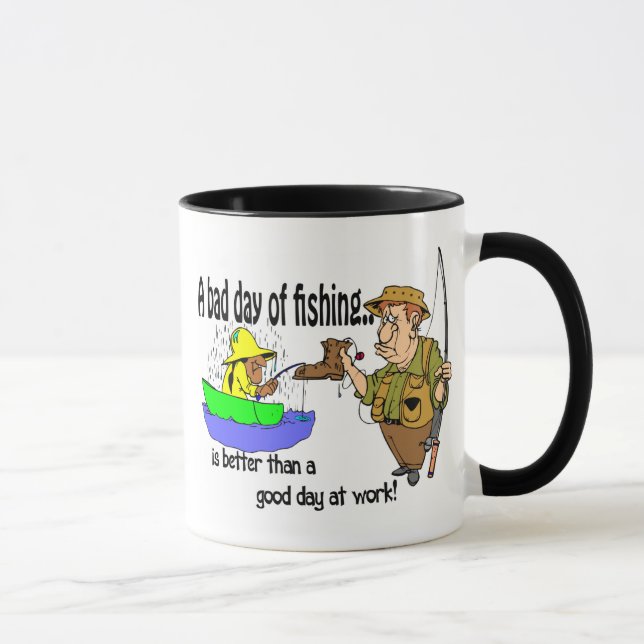 Taza Pesca en mal día (Derecha)