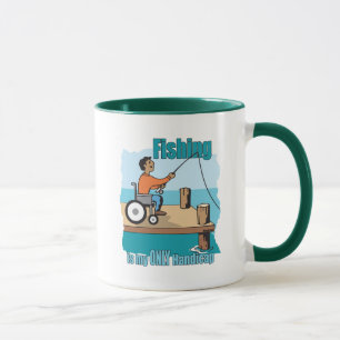 Taza Pesca en silla de ruedas de Handicap