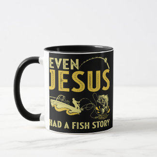 Taza Pesca Hasta Jesús Tenía Una Historia De Pescado Gr