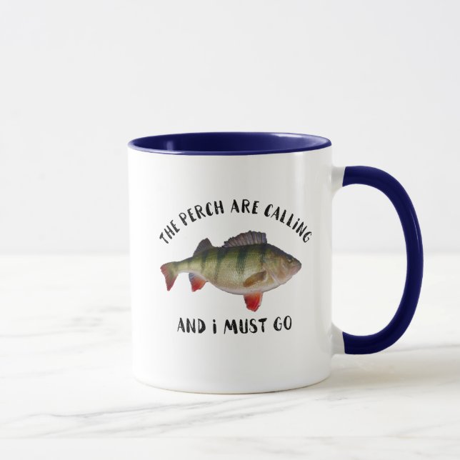 Taza Pesca Jumbo Perch Cita Hobby Masculino (Derecha)