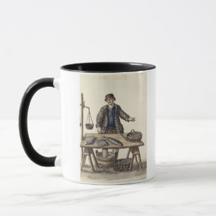 Taza Pescadero, veneciano (manuscrito)