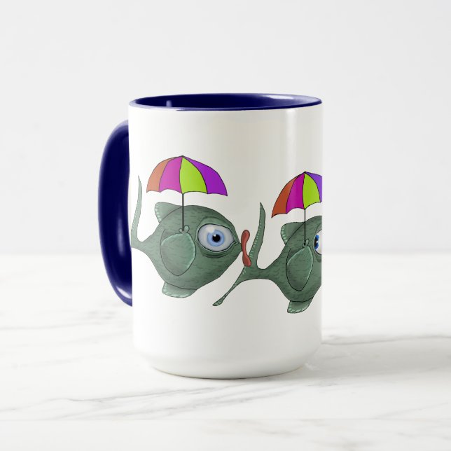 Taza Pescado de paraguas (Anverso izquierdo)