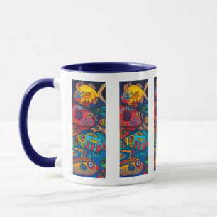 Taza "Pescado en el carril rápido" berma
