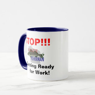 Taza Pescador de Lucioperca de Wisconsin Trabaja