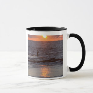 Taza Pescador en Byblos al atardecer, Líbano