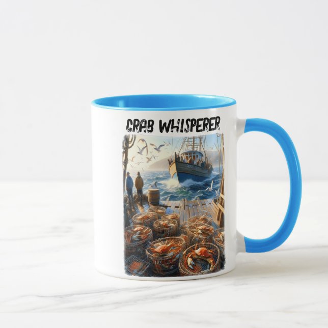 Taza Pescadores de la cosecha de Crepúsculo que recogen (Derecha)