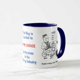 Taza Pescadores y pescadores vendedores de pescado