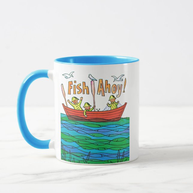 Taza ¡Pescados Ahoy! (Izquierda)