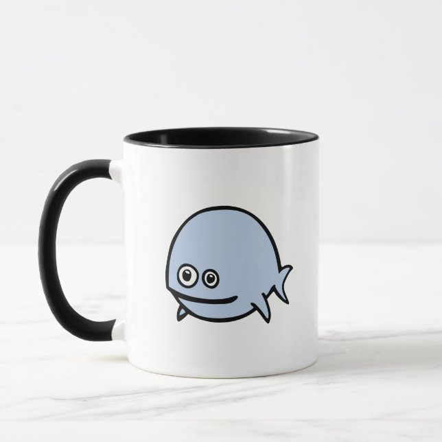 Taza Pescados de FreeDos - azul (Izquierda)