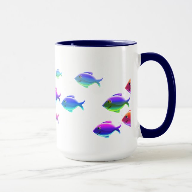 Taza Pescados de la natación (Derecha)
