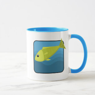 Taza Pescados del dibujo animado