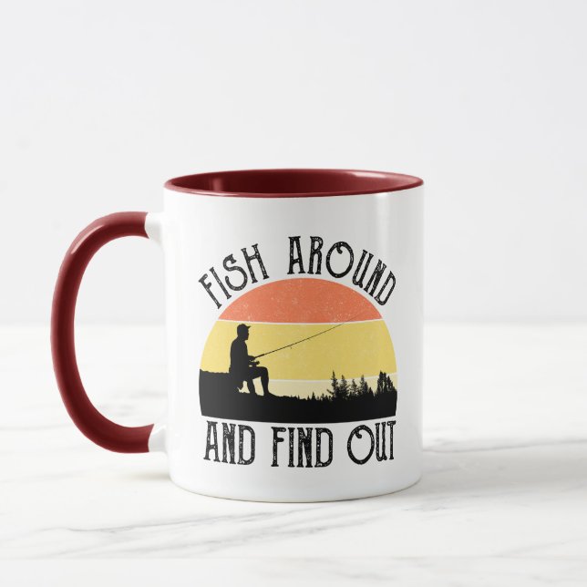 Taza Pescar Por Los Alrededores Y Averiguar (Izquierda)
