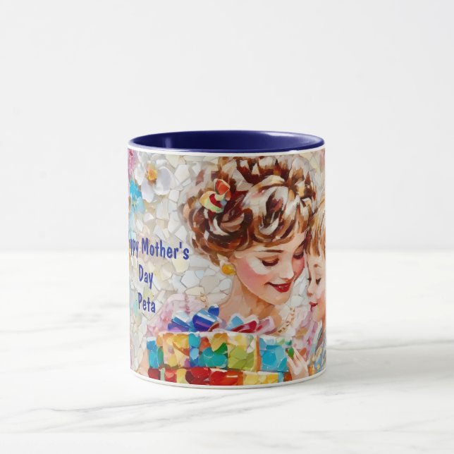 Taza PETA ~ Madre e hijo ~ Mug (Centro)