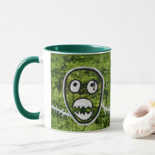 Taza Pete Semilla Cráneo Arte de Monstruo Caprichoso y 