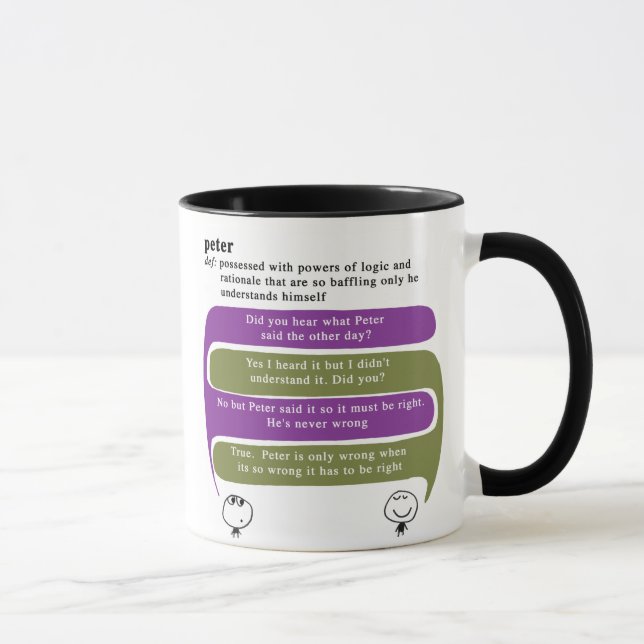 Taza peter (Derecha)