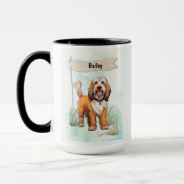 Taza Petit Basset Griffon Vendeen Watercolor Dog