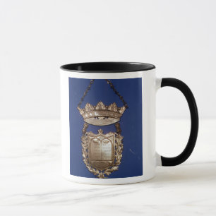Taza Peto o escudo para la voluta de Torah