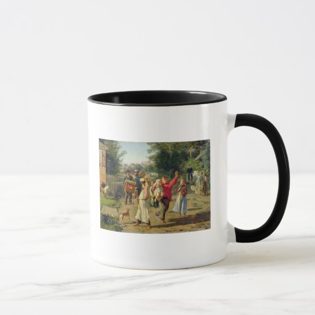 Taza Petrushka está viniendo, 1888 (Derecha)