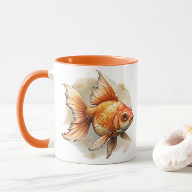 Taza Pez dorado (Con donut)