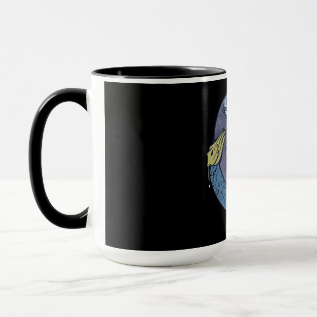 Taza Pez lucio grande (Izquierda)