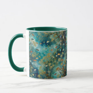 Taza Pez pequeño tropical de colores