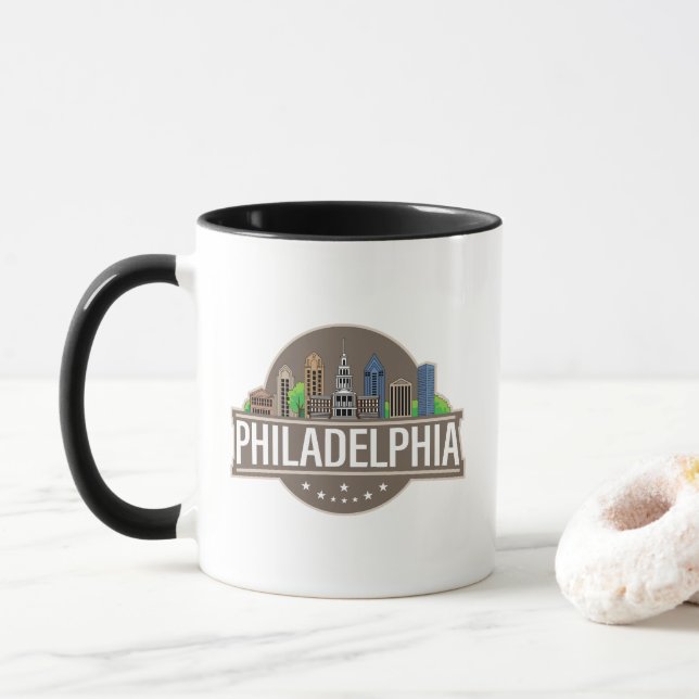 Taza Philadelphia Pennsylvania (Con donut)