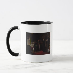 Taza Philip metropolitano de Moscú con el Tsar Ivan