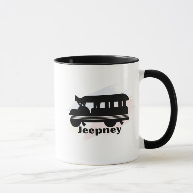 Taza Philippine Jeepney Mug Iconic Pinoy Ride Coffee (Derecha)
