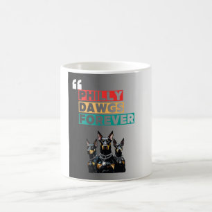 Taza Philly Dawgs Forever – Café Orgullo de Philly