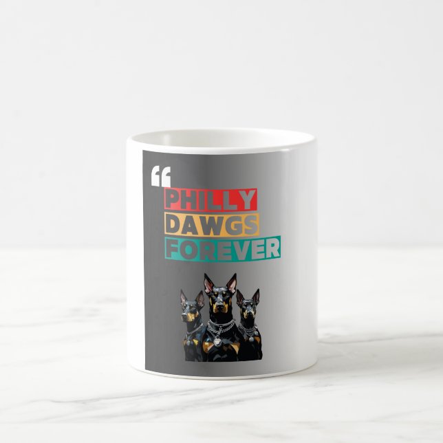 Taza Philly Dawgs Forever – Café Orgullo de Philly (Centro)