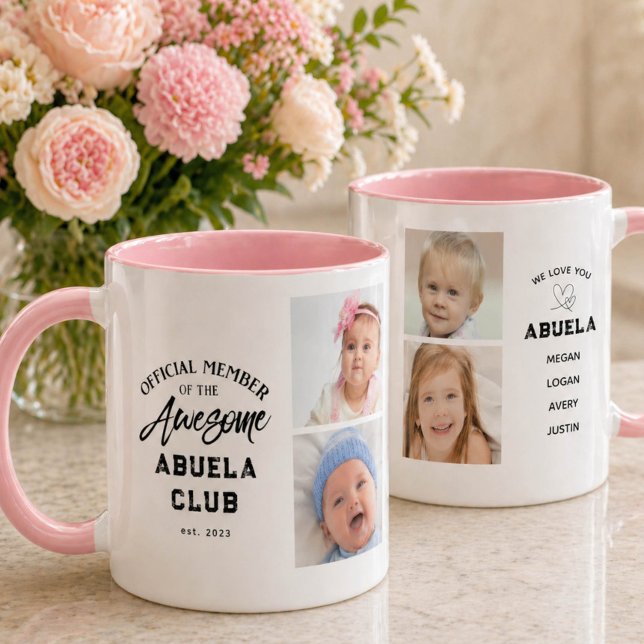 Taza Photo Collage Awesome ABUELA Mug (Subido por el creador)
