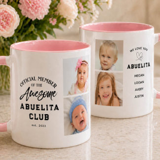 Taza Photo Collage Awesome ABUELITA Mug