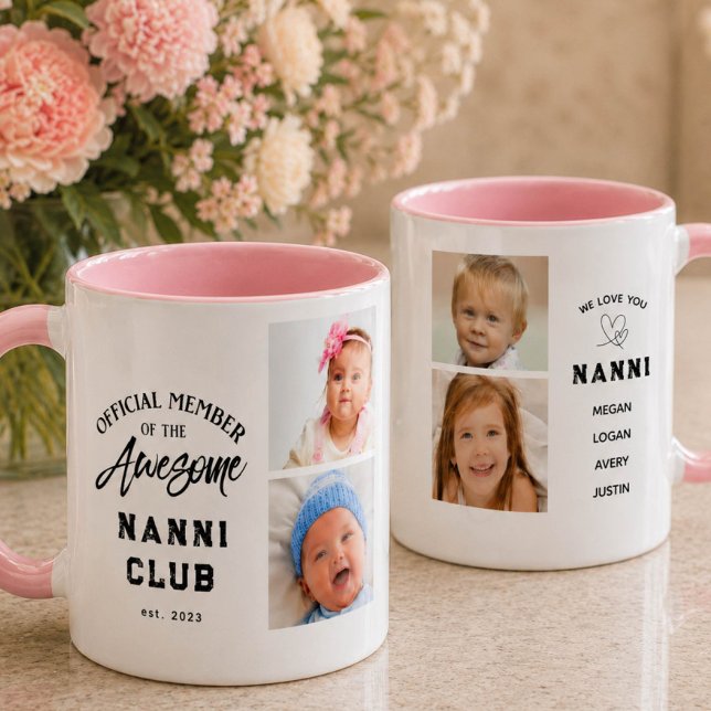 Taza Photo Collage Awesome NANNI Mug (Subido por el creador)