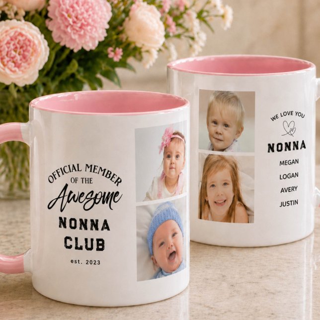 Taza Photo Collage Awesome NONNA Mug (Subido por el creador)