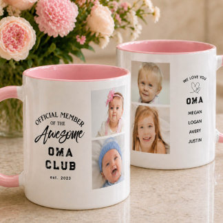 Taza Photo Collage Awesome OMA Mug