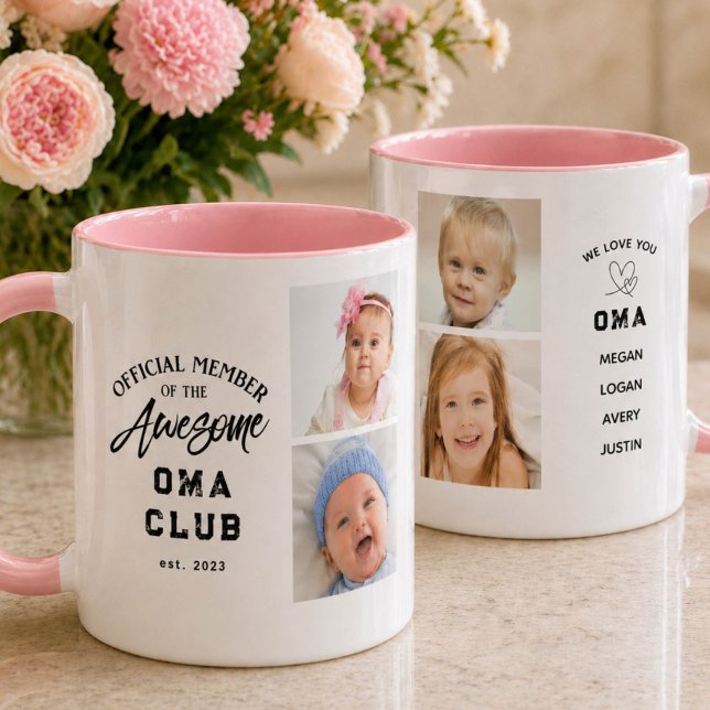 Taza Photo Collage Awesome OMA Mug (Subido por el creador)