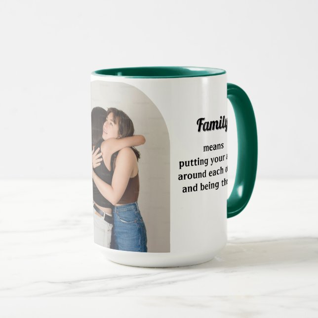 Taza Photo Family Means Mug (Anverso derecho)