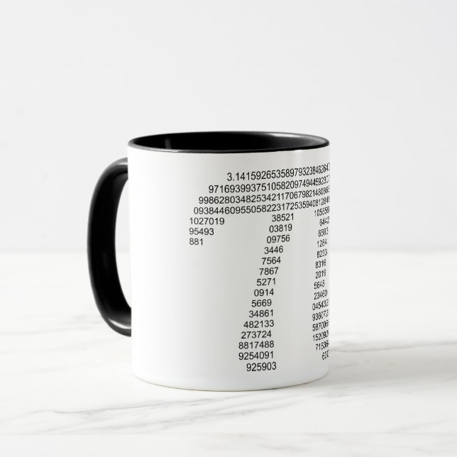 Taza Pi (Anverso izquierdo)