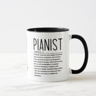 Taza Pianista