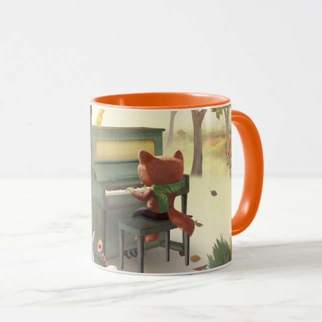 Taza Pianista de Woodland (Anverso derecho)