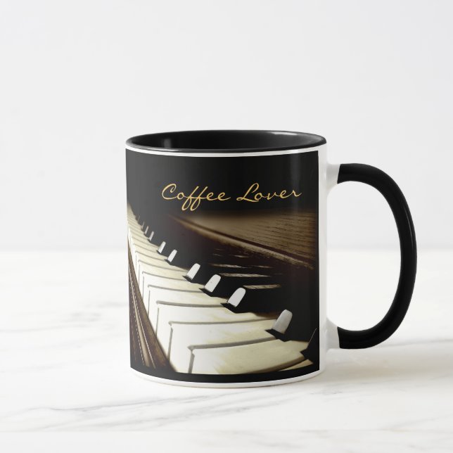 Taza PIANO KEYS Music-Lover Beber Mug (Derecha)