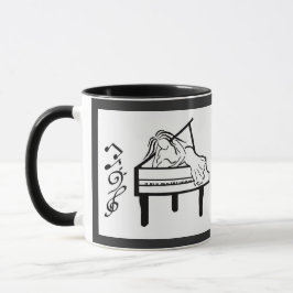 Taza Piano Lady