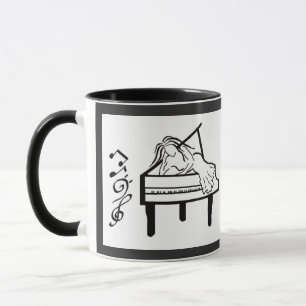 Taza Piano Lady