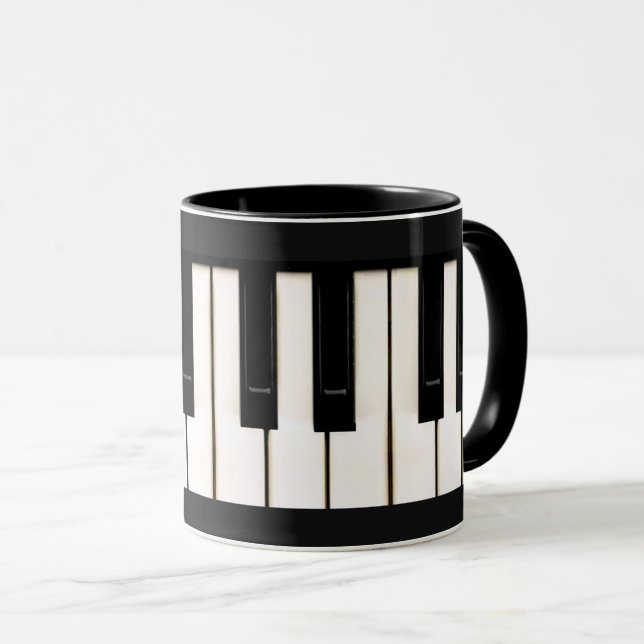 Taza Piano 🎹 Mug (Anverso derecho)
