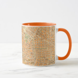 Taza Pianta di Milano - Mapa de Milán, Italia