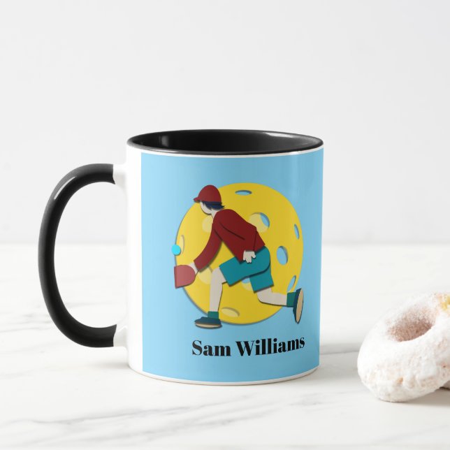 Taza Pickle Ball (Con donut)