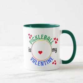 Taza PICKLEBALL Es Mi Valentín