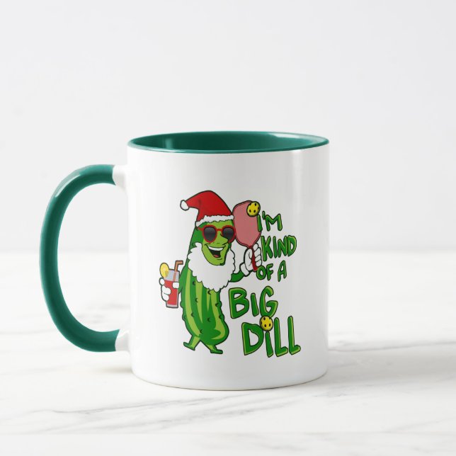 Taza Pickleball Santa Big Dill (Izquierda)